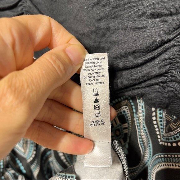 Athleta Geometric Print A Line Athletic Dress S - Picture 5 of 6